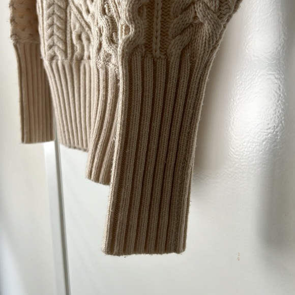 BURBERRY ♥️ Cable knit wool and cashmere sweater Sz S/P - Picture 11 of 14
